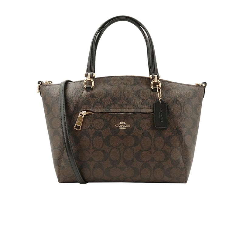 客邻尚品海外旗舰店COACH/蔻驰包包女士新款PVC配皮时尚单肩手提斜挎饺子包799980