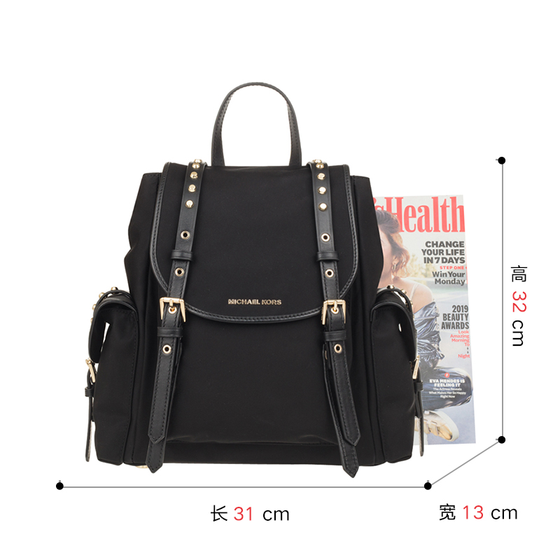 客邻尚品海外旗舰店Michael Kors/MK双肩包时尚翻盖铆钉链条包背包女包2