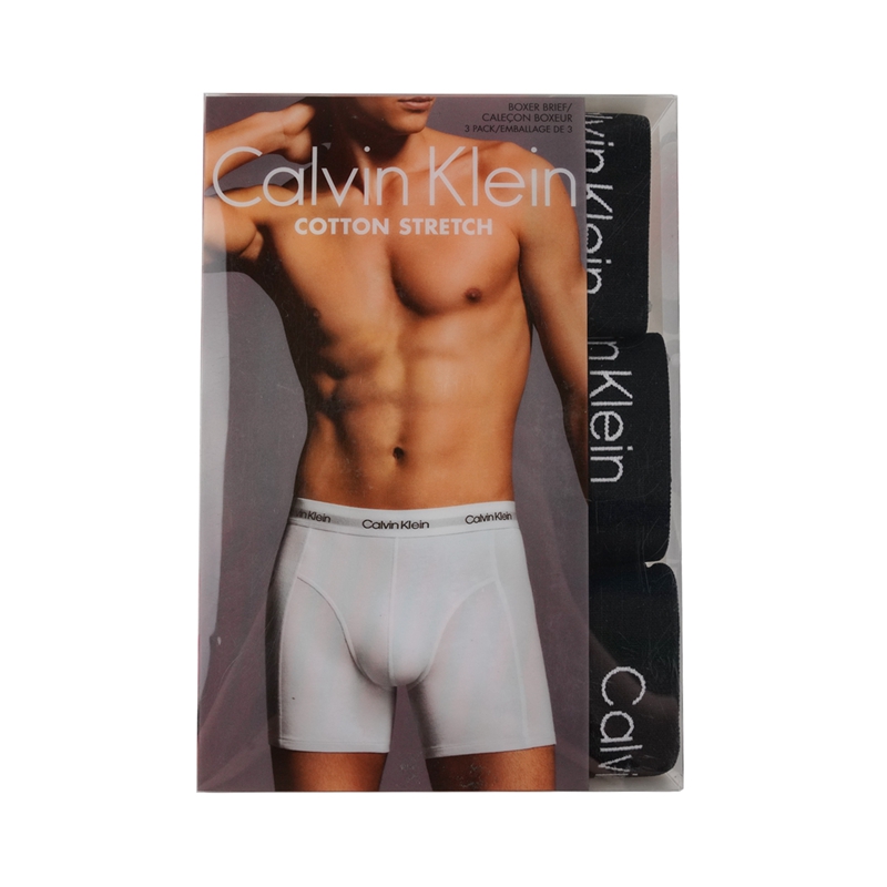 客邻尚品海外旗舰店Calvin Klein/凯文克莱CK男士潮流宽边四角裤三条装 NP216801