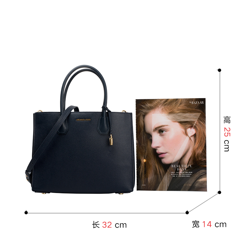 客邻尚品海外旗舰店Michael Kors/MK锁头包Mercer单肩手提斜挎包包风琴大号女包2