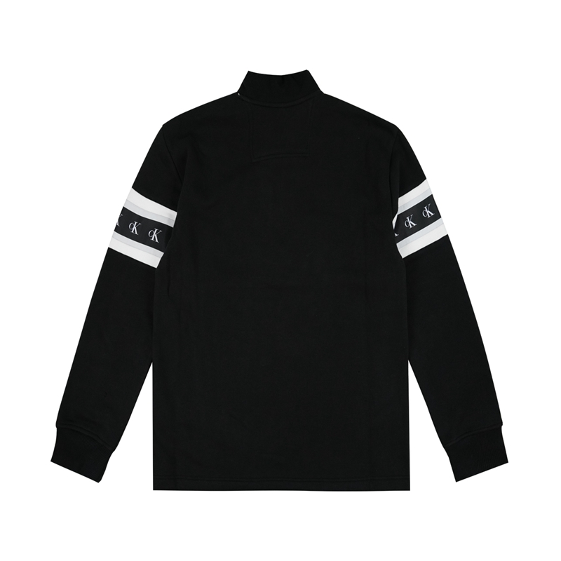 客邻尚品海外旗舰店Calvin Klein/凯文克莱/CK男士横条纹字母logo串标套头衫41Q90611