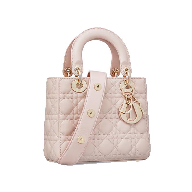 客邻尚品海外旗舰店Dior/迪奥 女士新款藤格纹单肩斜挎手提包女包1