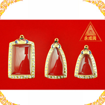Yongcheng Xingxing Thailand Buddha Card Accessories 18k GOLD COLOR Inlaid Drilling Buddha Azzan early Blind Box Zee gold shell