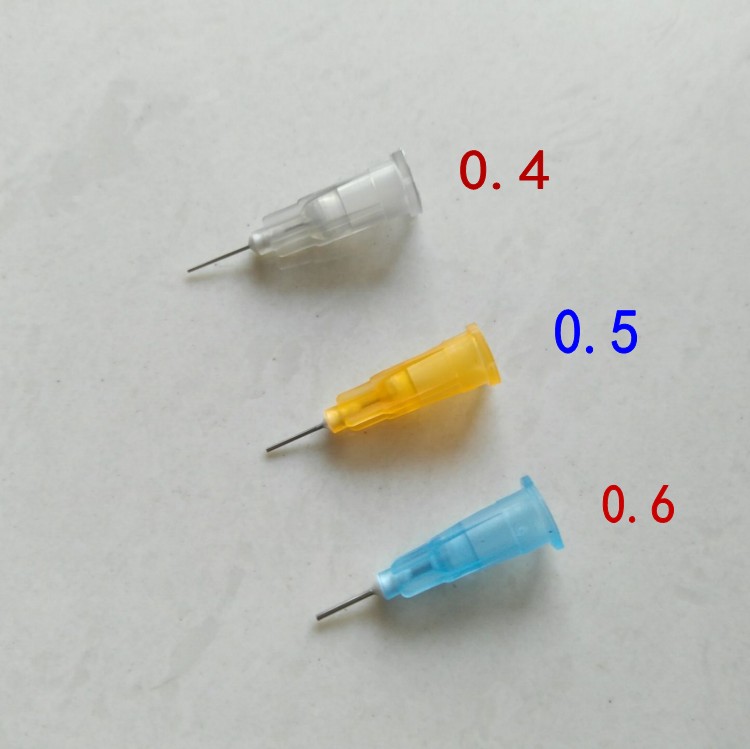包邮1/4英寸点胶机针头总长24.5MM针长6.5MM塑钢精密针卡口100支 - 图1