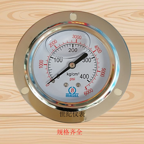 热卖B牌meter牌YN60ZT 10 15 100 250 400KG油压表耐震压力表 - 图1