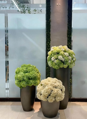 冠群家居玻璃钢花器现代简约风格