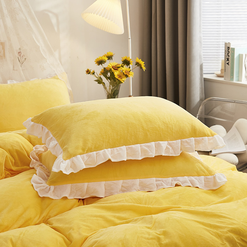 花边公主风牛奶绒床笠床罩单件冬季加绒法兰绒全包床单床垫三件套,淘宝优惠券,粉丝福利购,淘宝优惠卷