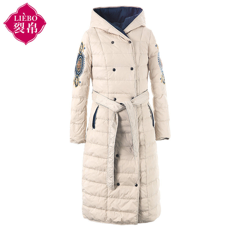 裂帛旗舰店女装2020新款连帽羽绒服 裂帛玉茗羽绒服