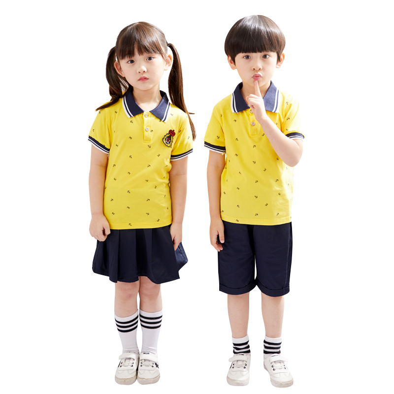 夏季新款幼儿园园服英伦风小学生毕业校服六一儿童表演出合唱班服