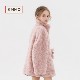 KMMO lambswool mid-length fur coat