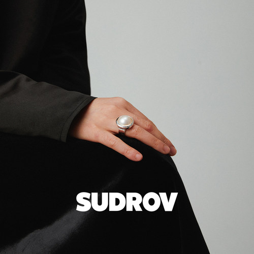 SUDROV素觉戒指轻奢高级马贝珍珠戒指个性宝石指环送女友生日礼物 - 图1