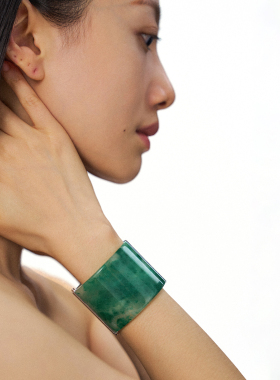 SUDROV素觉非洲翠宽手镯