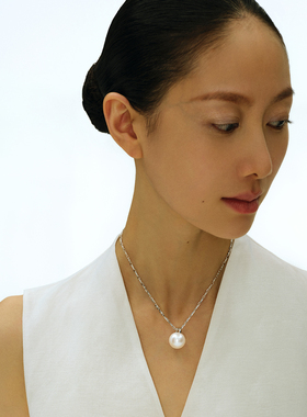 SUDROV/素觉2026S/S新品 不一样的温柔 大珍珠吊坠项链锁骨链女