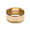 Sujue 2024 new minimalist design high-end 18K gold ring temperament light luxury ring for women
