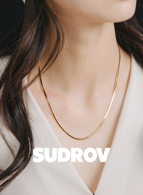 SUDROV素觉925银简约气质项链