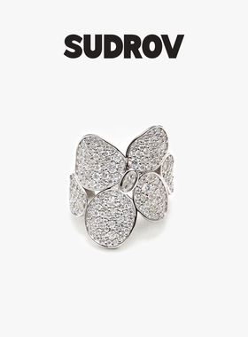 SUDROV/素觉大量感设计感个性莫桑石戒指