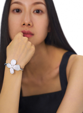 SUDROV素觉丁香花满镶手镯