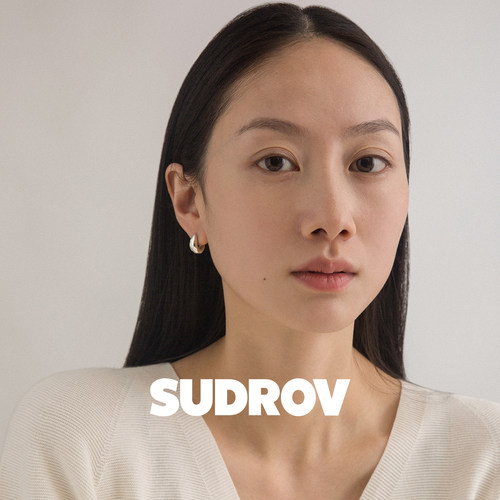 SUDROV素觉耳环 简约设计感不规则个性耳钉耳饰女潮耳坠耳扣 - 图3