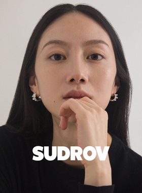 SUDROV素觉925银个性耳饰