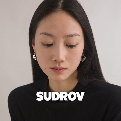 SUDROV素觉耳环轻奢高级感925银气质耳钉爱心耳饰个性耳坠送女友 - 图1