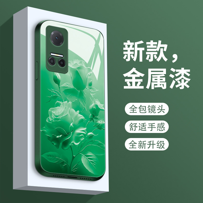 雾色玫瑰荣耀play6tpro手机壳新款华为荣耀play6t玻璃honor网红pIay6t全包防摔奢华硅胶潮牌por创意简约 - 图3