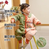 Зимняя пижама для мальчиков, стеганый спальный мешок с молнией