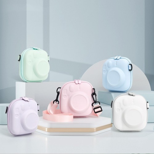 适用富士instax拍立得mini12/se/11/9/8/7+/40/41/99/90/evo相机收纳包通用硬壳便捷保护壳迷你可爱斜跨配件 - 图0