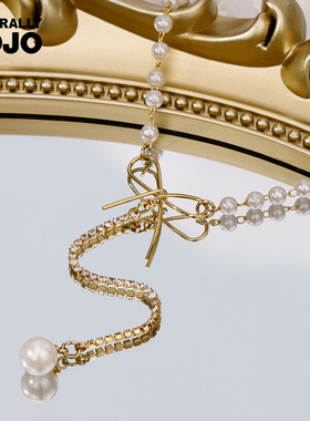 只是结婚的关系同款珍珠流苏项链