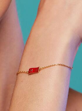 福禄大吉发财系列手链红色