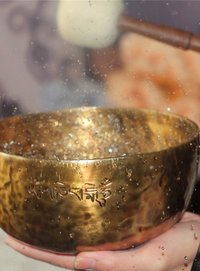 满月spa理疗钵尼泊尔手工颂钵