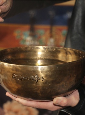 满月理疗佛音碗尼泊尔手工