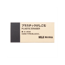 No-print good products MUJI plastic rubber eraser