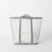 Unimprinted Good Pint MUJI Chinlon Mesh Laundry Basket Dirty Laundry Basket