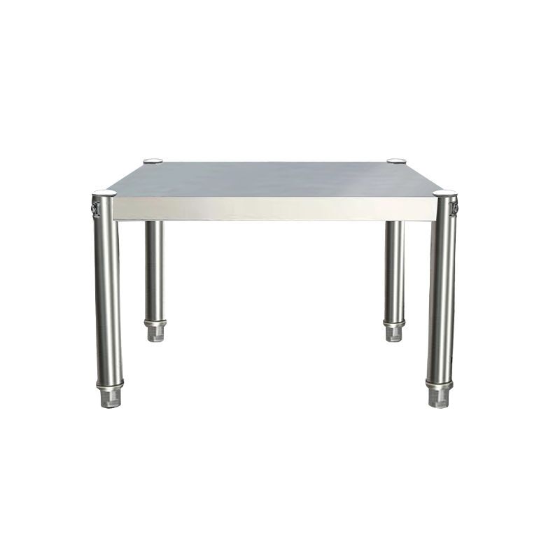 一层厨房不锈钢置物架台面加高微波炉烤箱升高单层多功能家用架子