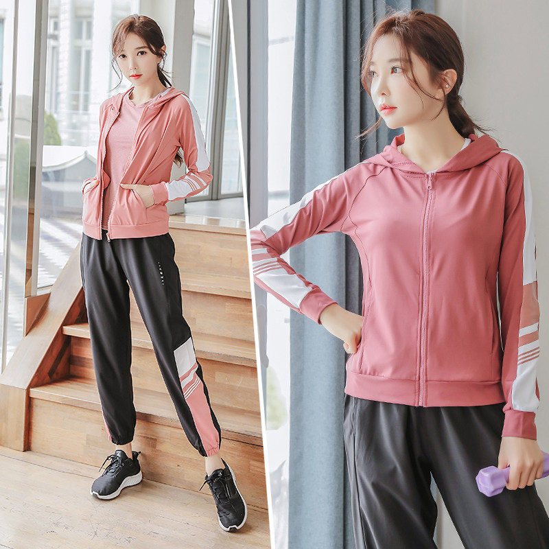 羽毛球网球服防晒衣爬山ins宽松女 艾璐思休闲运动套装