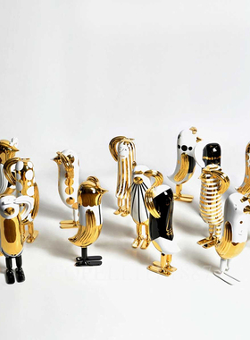 蝶陶家居意大利Hopebird 希望鸟陶瓷装饰品摆件