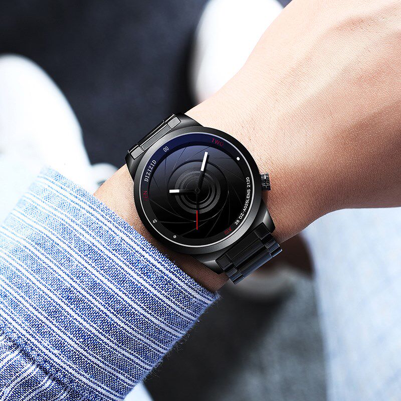 正品镂空黑科技时来运转男学生手表 dizizid帝兹国产腕表