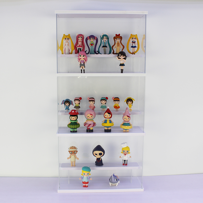 Transparent molly jasmine doll dustproof display box