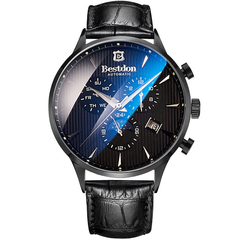 邦顿男士超薄款学生潮流正品机械表 bestdon帝瑞国产腕表