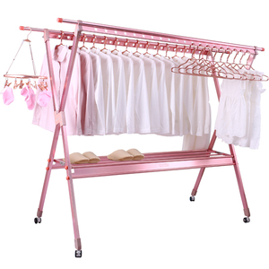 名至晾衣架落地折叠晒衣架