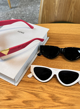 ins高颜值时尚潮流街拍猫眼墨镜