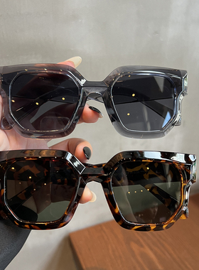 大框墨镜女防紫外线情侣眼镜