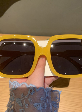 2020新款网红白色太阳镜女蹦迪个性大框显瘦墨镜男士情侣款眼镜潮