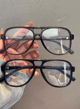 2025新款复古椭圆大框平光镜