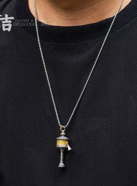 仓吉手工925银项链吊坠挂件