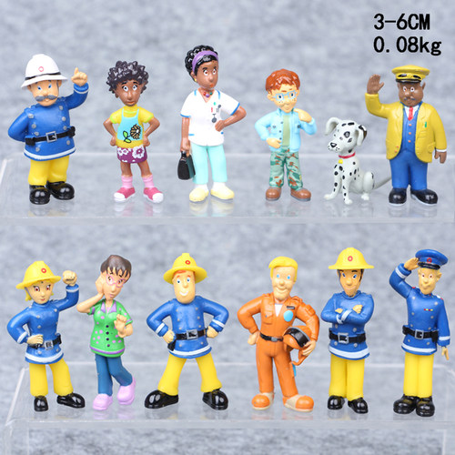 12款小小救生队Fireman Sam 消防员山姆 公仔 斯蒂尔佩妮手办摆件 - 图0