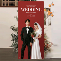 Wedding Greeting Poster for Wedding Party Wedding Ceremony Big Card Custom Wedding WEDDING PHOTOS SHOW SHOW PRODUCTION DESIGN PRINT