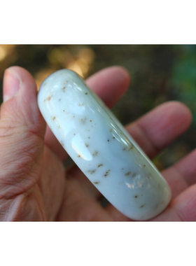 天然籽料手镯新疆和田玉送证书