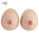 Micro-concave skin silicone self-adhesive prosthetic breast for transvestites for men and women
