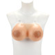Silicone cross-dressing one-piece prosthetic breasts for transvestites